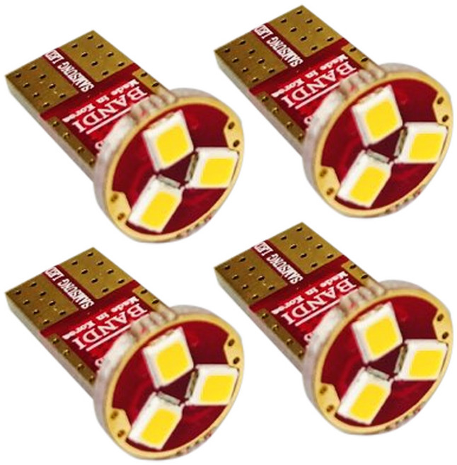 반디BANDI 10T 트윈 벌브 LED실내등, 4개, T10, 컨텐츠 참조