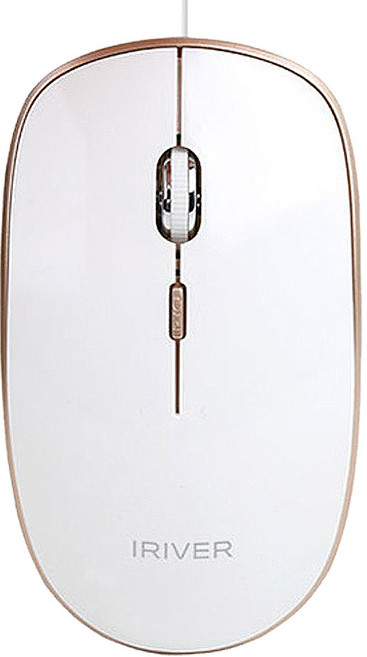 아이리버 무소음 유선마우스, IR-M1, 화이트