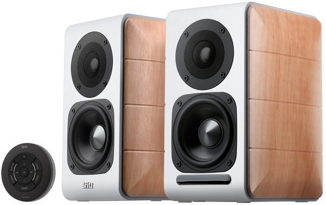 브리츠 2채널 Hi-Fi 블루투스 스피커, BR-1900DB, 혼합색상