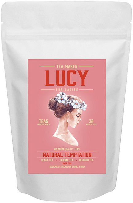 LUCY 로즈플라워 차 리필, 50g, 1개입, 1개