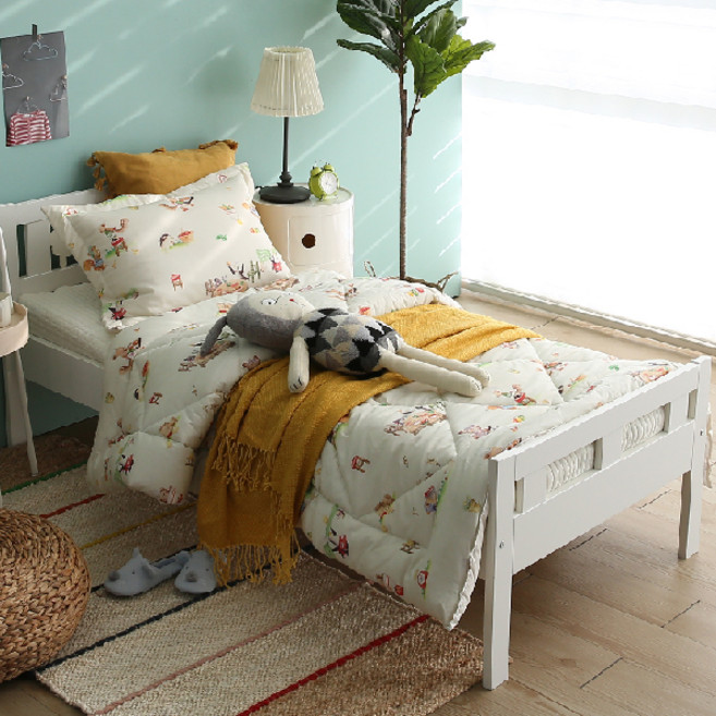 아망떼 광목 차렵이불 + 패드 + 베개커버 세트