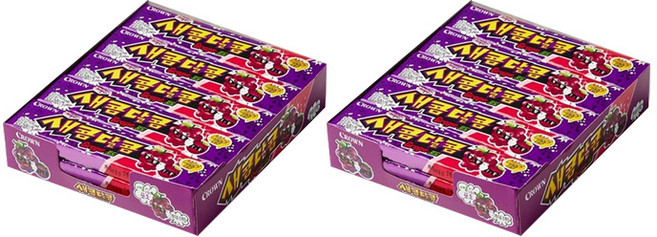 크라운 500 새콤달콤 포도 비즈웰, 29g, 30개