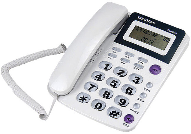 태경IDS 발신자표시 유선전화기 TKT-500