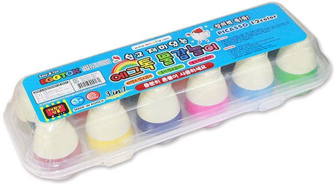 에그톡 물감놀이 피카소, 12색