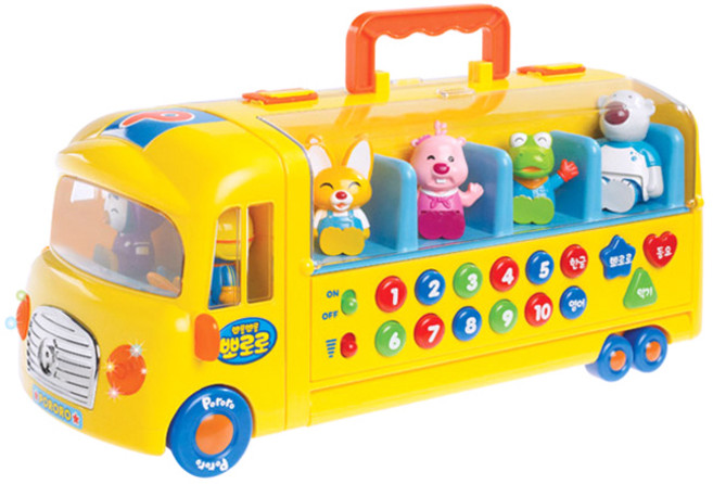 Pororo 淘氣小企鵝 叭叭校車, 混合色, 1個