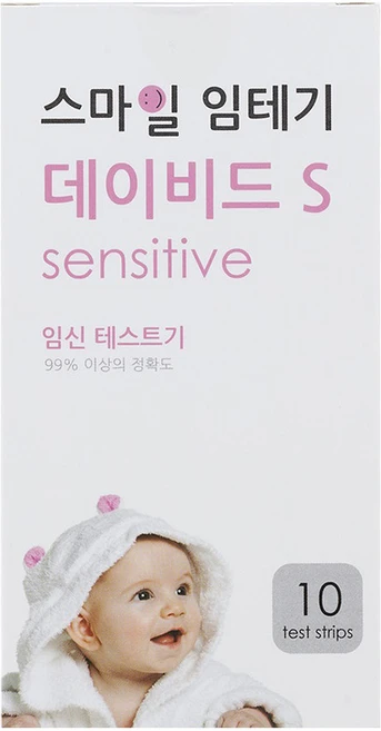 스마일랩 데이비드 S 임신테스트기, 10개입, 1개 - 쿠팡