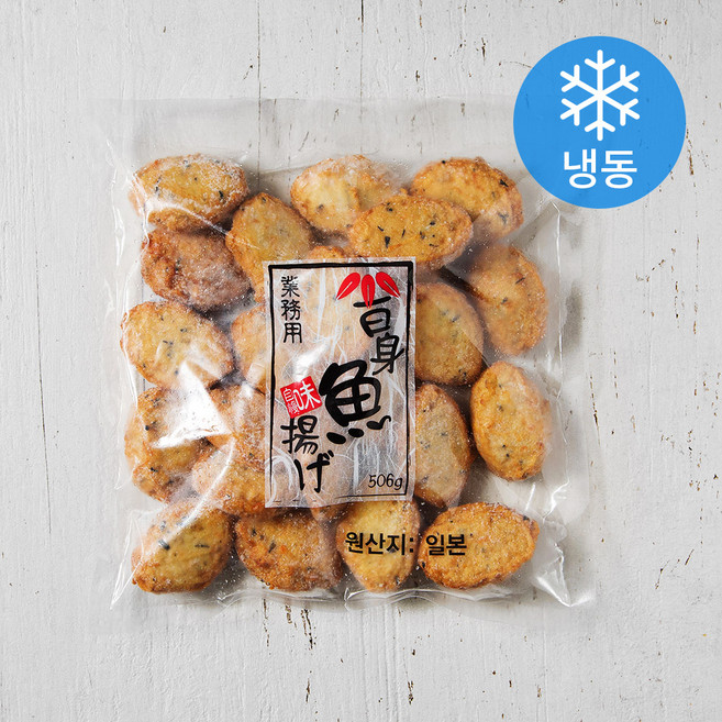 와카메 시로미 사카나아게 어묵 (냉동), 506g, 1개