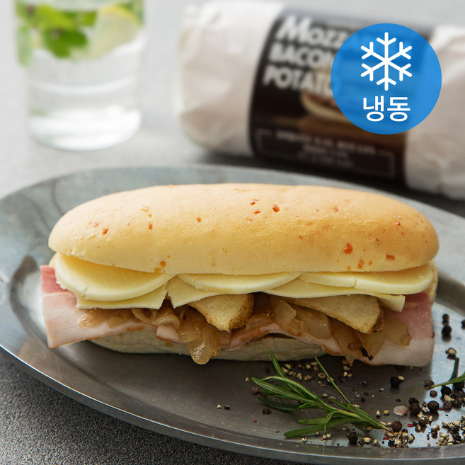 테이트 생모짜렐라 베이컨 포테이토 치아바타 (냉동), 217g, 1개입, 3개