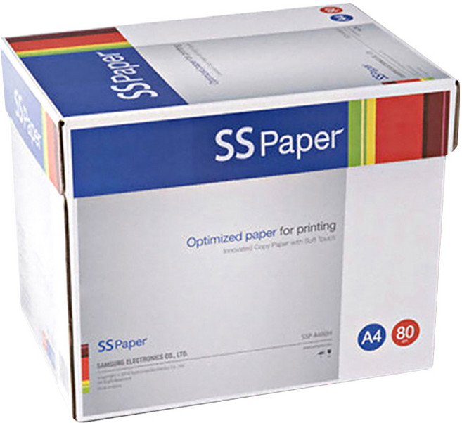 삼성전자 SS 복사용지 80g, A4, 2500개
