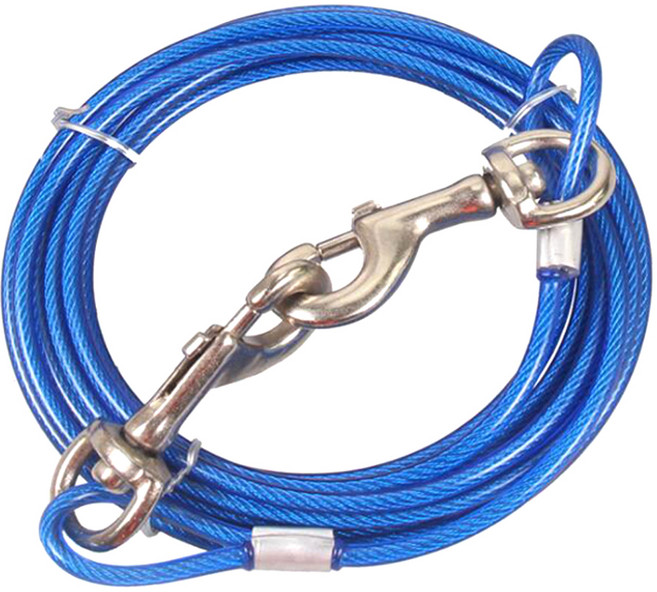 제제펫 반려동물 와이어 리드줄, 블루, 1개