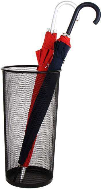 네이쳐리빙 베이직 인테리어 우산꽂이, 1개, 블랙