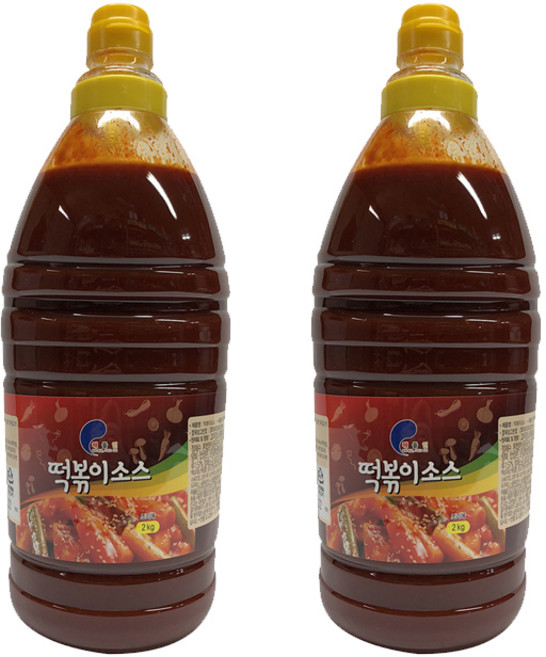 얼음골푸드 떡볶이소스, 2kg, 2개