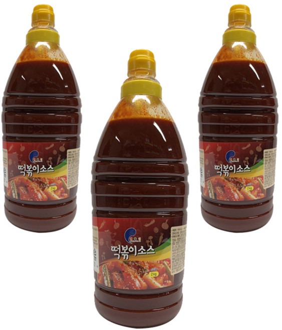 얼음골푸드 떡볶이소스, 2kg, 3개