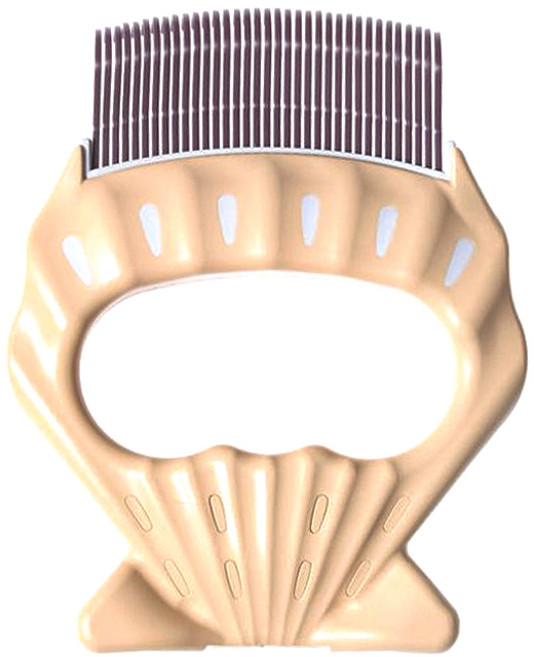 케어펫 반려동물 사랑빗 E1 8 x 10 cm, 브라운, 1개