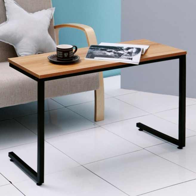 소프시스 위더스 소파테이블 935, 티크판넬 + 블랙프레임