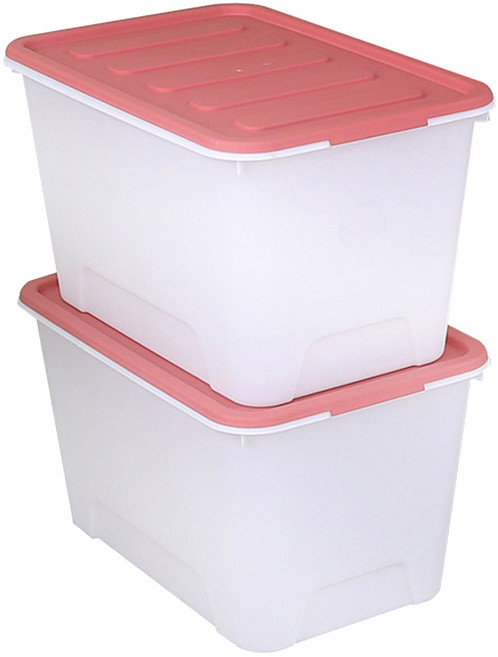 가쯔 멀티블럭 리빙박스, 레드, 2개