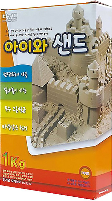 iwa sand 沙子補充包, 混色, 1kg