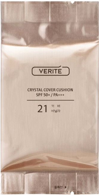 베리떼 크리스탈 커버 쿠션 파운데이션 리필 15g, 21호 커버 바닐라, 1개