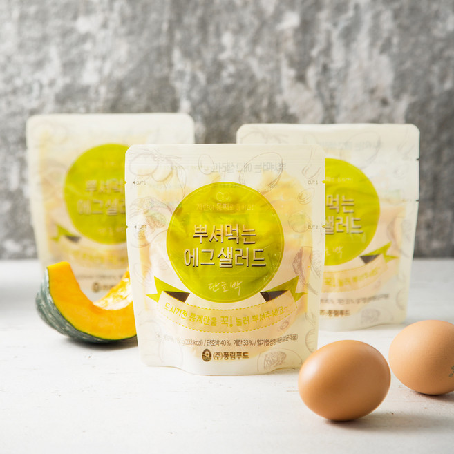 풍요한아침 뿌셔먹는 에그샐러드 단호박, 150g, 6개