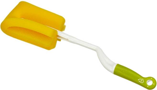 유피스 스폰지 젖병 브러쉬, 1개, 흰색