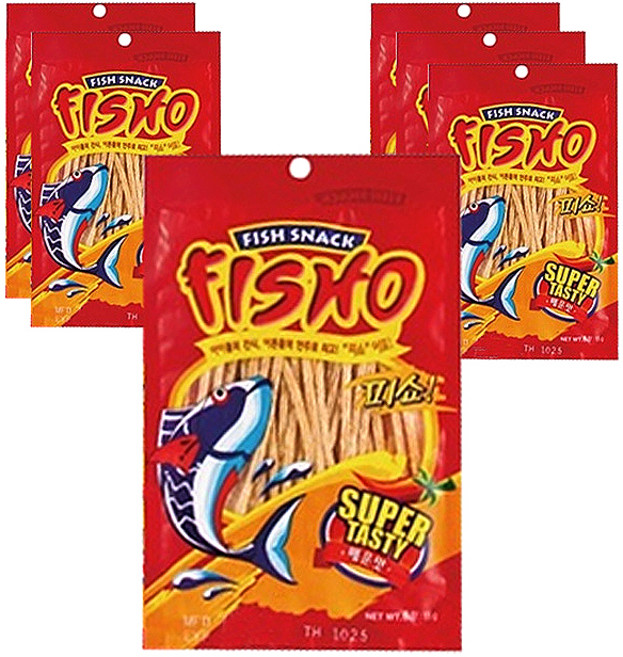 피쇼 어포 슈퍼테이스티, 15g, 6개