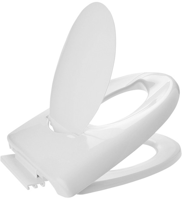 브리즈 무소음 유아겸용 변기커버, 화이트, 1개