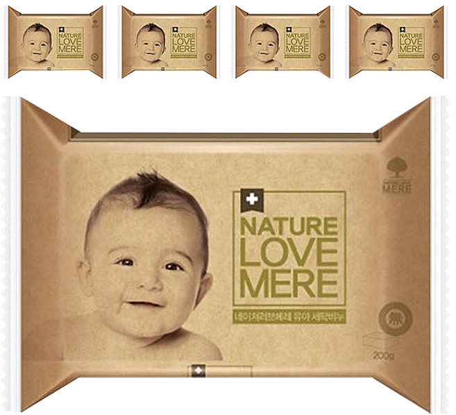 네이쳐러브메레 오리지널 유아 세탁비누, 5개, 200g