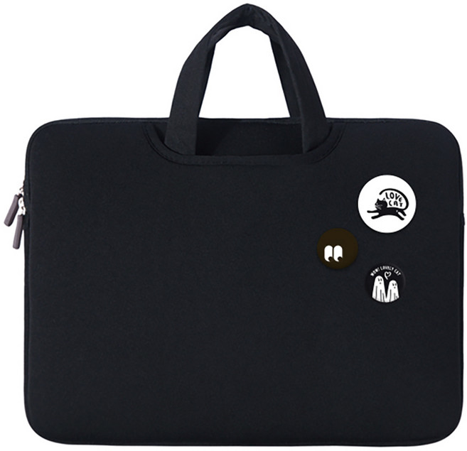 스윗멜로우 노트북파우치, 블랙, 1개
