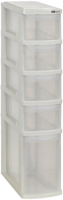 모아시스템즈 프리미엄 하이 5단 서랍장, 1개