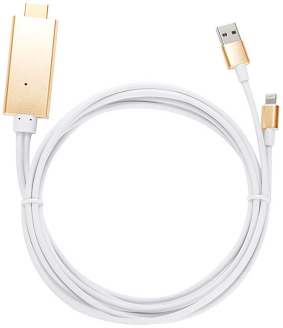 넥스트유 아이폰 to HDMI 미러링 케이블 2m, NEXT-820A