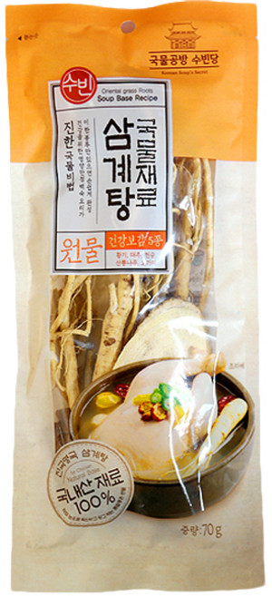 조은약초 삼계탕재료, 70g, 1개