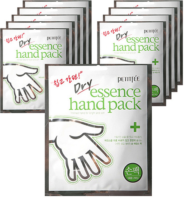 쁘띠페 드라이 에센스 핸드 팩, 10개