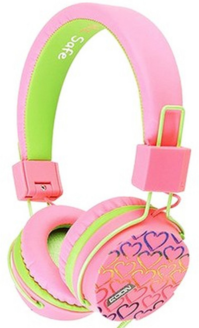 군 어린이 청력보호 유선헤드셋, GHP-K11, 핑크