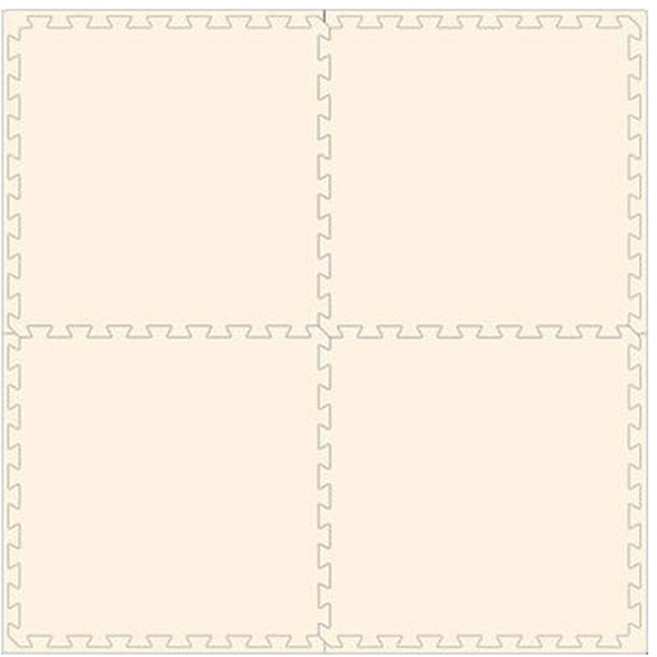 베베앙 팡키즈 퍼즐매트300 4p, 아이보리, 4개