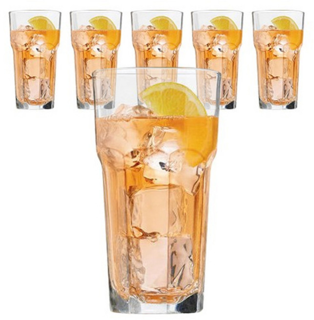 GIBRALTAR Tall Cooler (355ml) 6P세트 6개, 투명