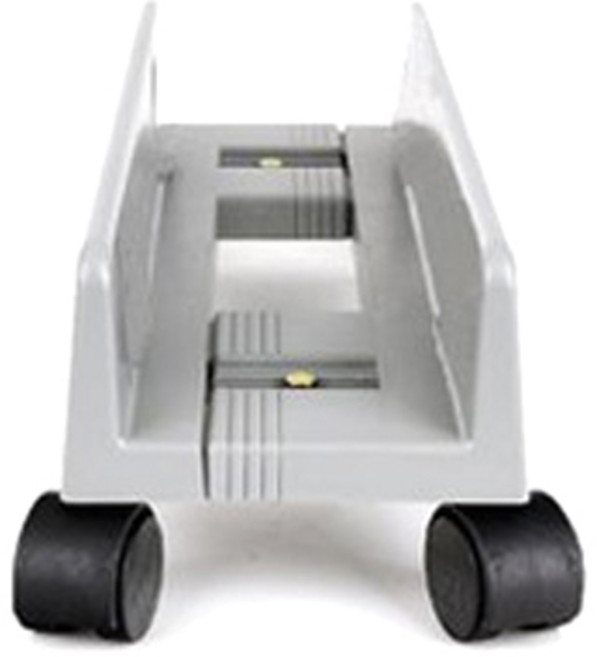 수지씨앤엘 PC 본체받침대 그레이 슬림형, 1개