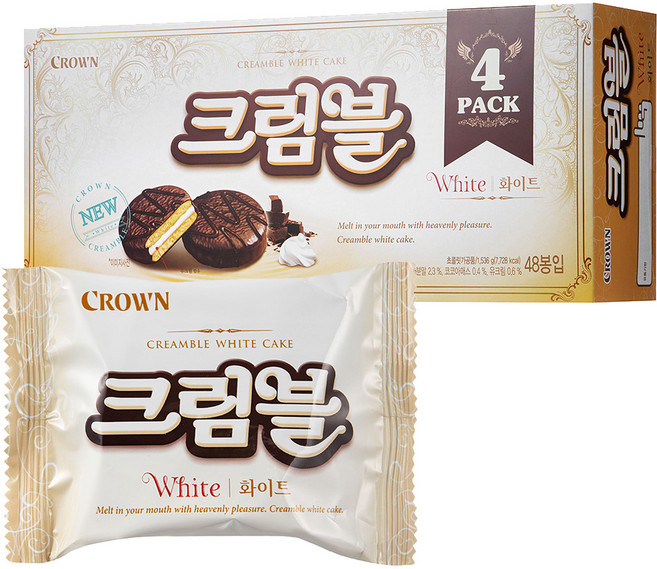 크라운 크림블 4p 선물세트, 1,536 g, 1개