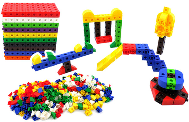 큰솔스토밍 연결큐브 블록세트 1000PCS + 보관함증정, KS5317C, 1개