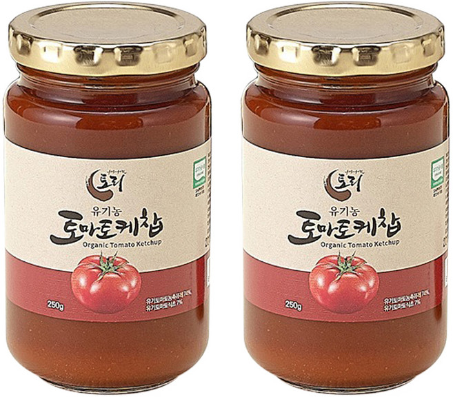 토리식품 토마토케찹, 250g, 2개
