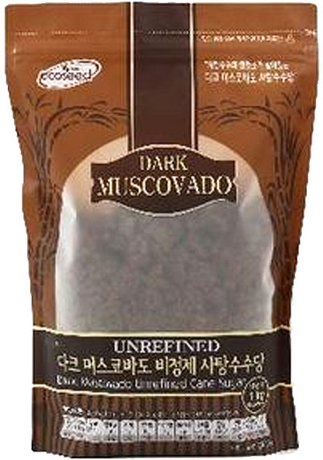 에코씨드 비정제 다크머스코바도, 1kg, 1개