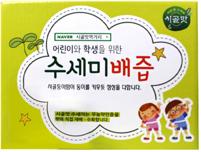 시골맛먹거리 수세미 배즙 어린이 학생용, 120ml, 50팩