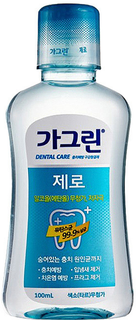 가그린 제로 구강청결제, 100ml, 1개입, 1개