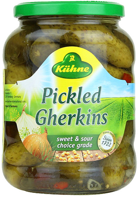 퀴네 피클드 게르킨스 오이 피클, 1개, 670g