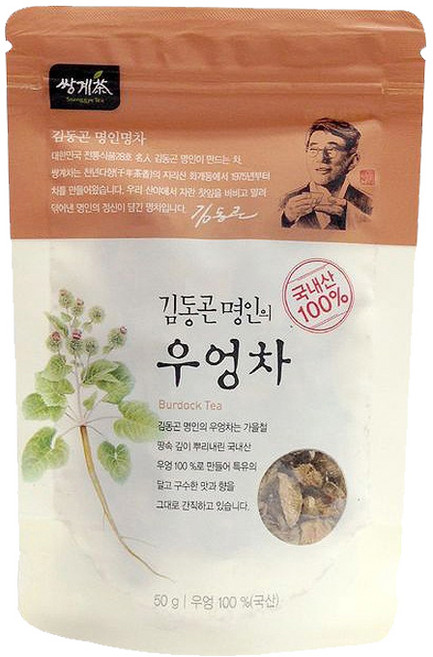 쌍계명차 김동곤명인의 우엉차, 50g, 1개입, 1개