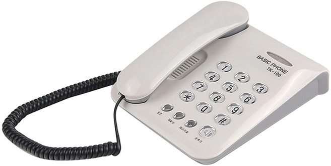 태경 베이직 유선전화기, TK-100(화이트)