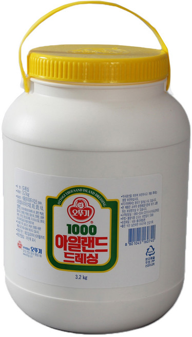 오뚜기 1000아일랜드드레싱, 3.2kg, 1개