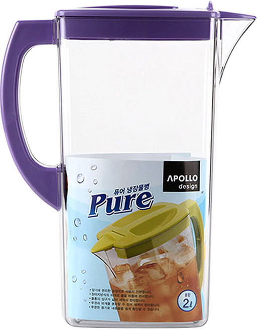 APOLLO 퓨어 냉장 물병, 2L, 1개