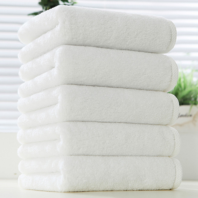 코튼클라우드 호텔수건 200g 40수 코마사, 화이트, 5개