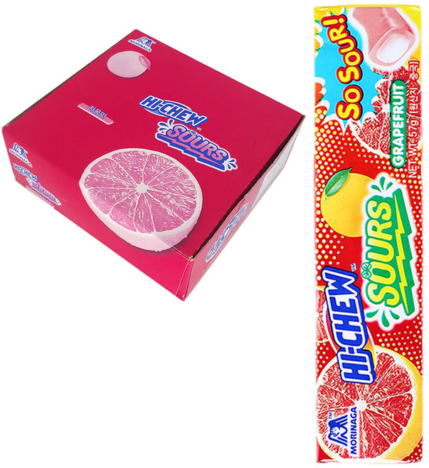 하이츄 사우어 자몽맛, 57g, 12개