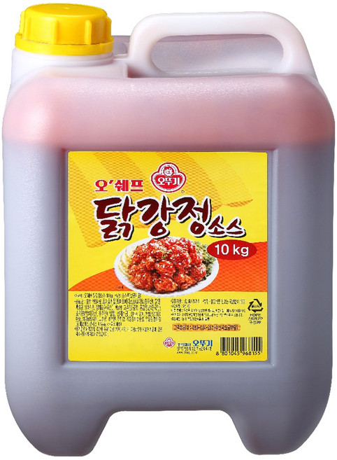 오뚜기 오쉐프 닭강정 소스, 10kg, 1개